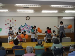 エンジョイクラブ（回復期リハ）のイベントにいちご保育室園児が参加しました！